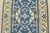 2020s Oushak Runner 2’7” X 9’10” Blue Wool Tribal Hand-Knotted Oriental Rug For Sale - Image 5 of 13