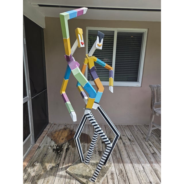 Monumental Robert Cordisco Aluminum Sculpture Figurines Unsigned For Sale In Miami - Image 6 of 11
