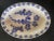 Italian Blue and White Pottery Platter Grapes Leaves For Sale In Philadelphia - Image 6 of 6