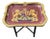 Late 20th Century British Royal Family-Inspired Crested Artisan Finished Tray Table For Sale