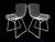 Pair of Bertoia child's chairs by Knoll For Sale - Image 9 of 9