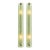 Contemporary Modern Green Graniglia ”Canalina" Murano Glass Wall Sconce-Set of Two For Sale