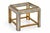 A refined Oliver Side Table by Lillian August, featuring a clean architectural silhouette with layered square geometry....