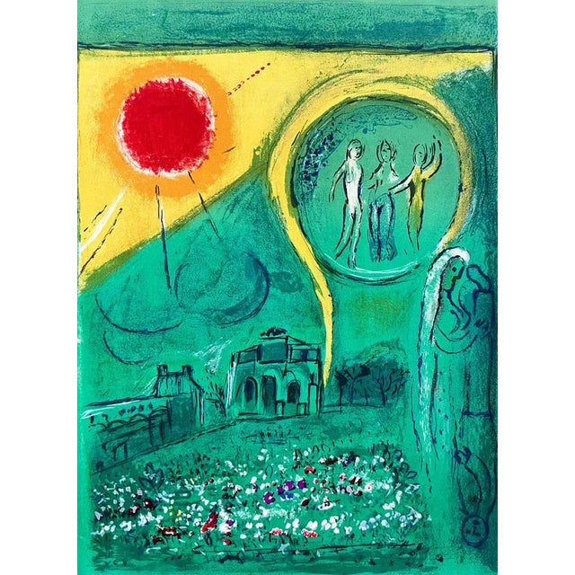 Marc Chagall, Le Carrousel du Louvre, 1954, Lithograph For Sale - Image 6 of 7