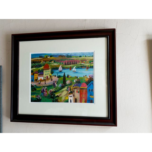 Shlomo Alter “Paradise City” Contemporary Limited Edition Seriolithograph in Color on Wove Paper, Signed and Numbered For Sale - Image 16 of 18