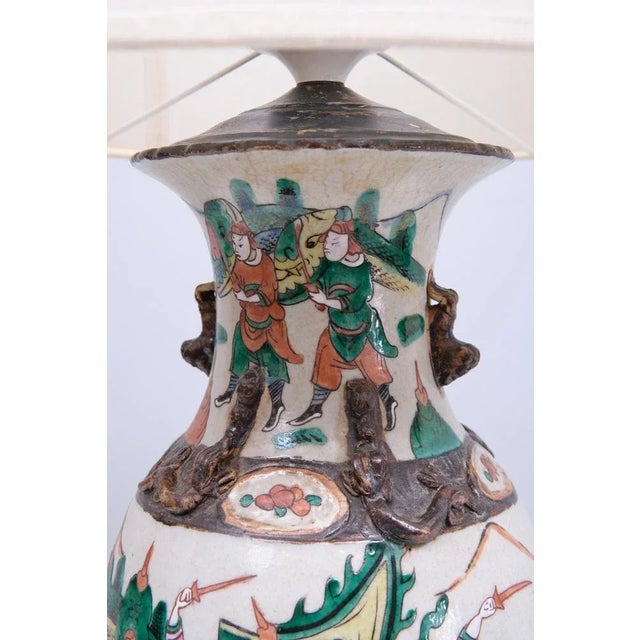 Late 19th Century Earthenware Table Lamp, China, 1890s For Sale - Image 5 of 13