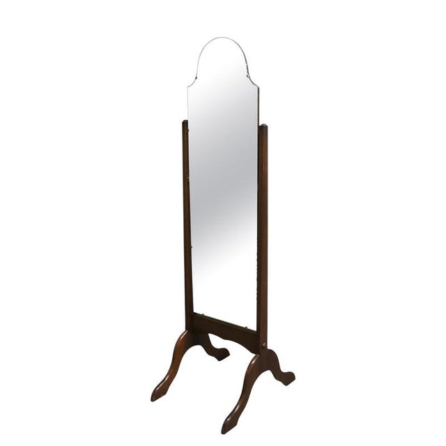 Art Deco Style Cheval Mirror with Arch-Shaped Top, 1930s For Sale - Image 6 of 6