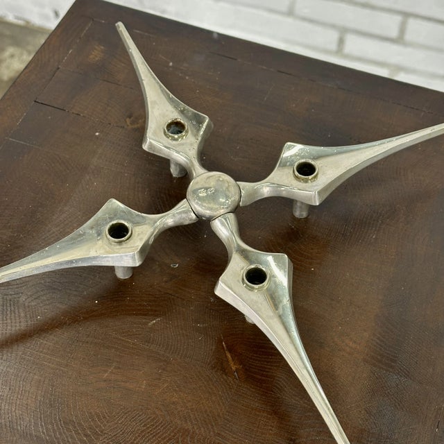 Star Nail Candlestick by Fritz Nagel and Caesar Stoffi For Sale - Image 9 of 11