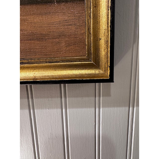 Oil on Canvas Flowers in Vase For Sale - Image 9 of 12