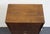 Brown Dixie Furniture Solid Walnut MCM Mid Century Modern 30" Chest of Drawers 6809 For Sale - Image 8 of 12