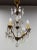 Mid-Century French Chandelier with Crystal Drops and Ball For Sale - Image 9 of 9