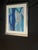 Modern Blue and Metallic Silver Abstract Wall Art For Sale In Miami - Image 6 of 7