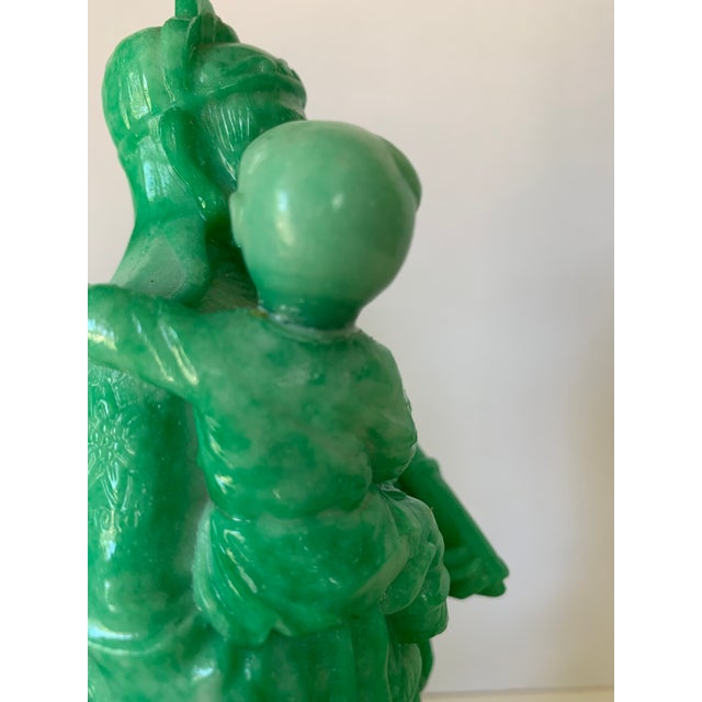 Vintage Asian Faux Jade Figurines a Pair Chairish