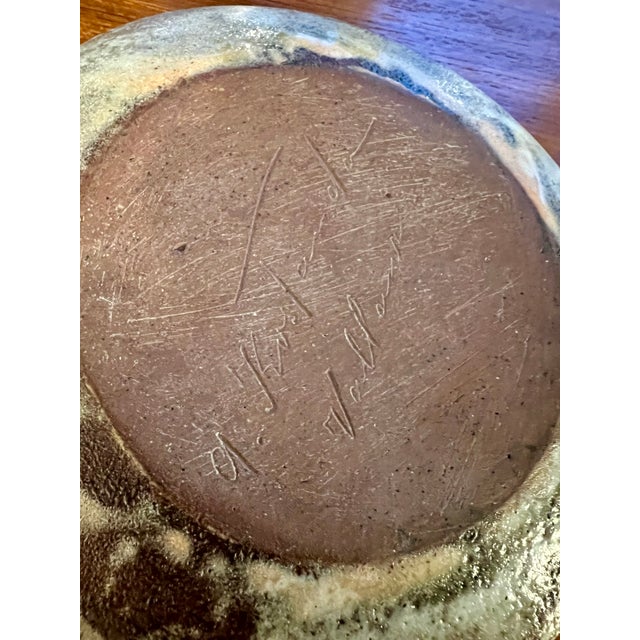 Mid 20th Century Alexander Kostanda Vallauris Floral Bowl and Plate 2-Piece Set, *Hand-Signed* For Sale In Washington DC - Image 6 of 7