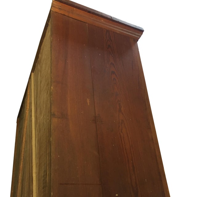 1930s Oak Printers Cabinet For Sale - Image 11 of 12
