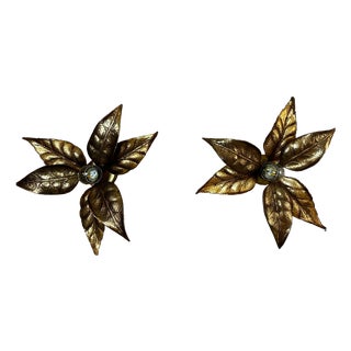Wall Lights attributed to Willy Daro, 1970s, Set of 2 For Sale