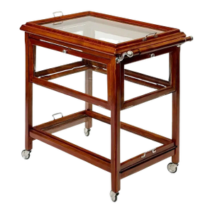 Italian Mid-Century Modern Drinks Trolley or Bar Cart With Removable Trays
