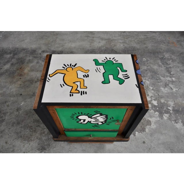 Italian Walnut Dressers, 1980s, Set of 2 For Sale - Image 8 of 15