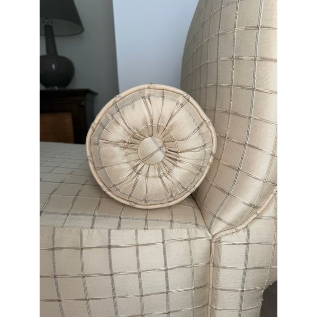 Wood Vintage Baker Knapp & Tubbs Slipper Chair For Sale - Image 7 of 7