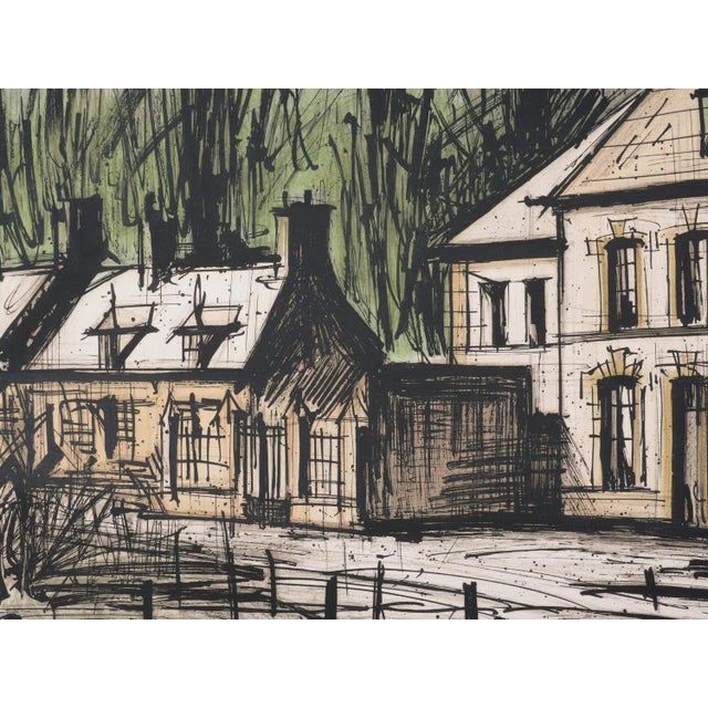 Bernard Buffet, The Chalet Restaurant, Original Signed Lithograph For Sale - Image 4 of 9