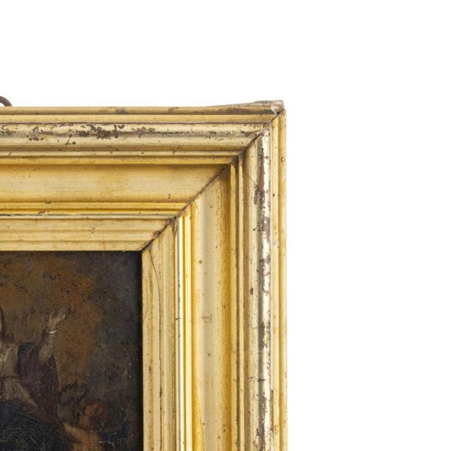 Religious Artist, Our Lady, 18th Century, Oil Painting on Copper For Sale - Image 4 of 6