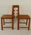 Brown Early Modernistic Wooden Chairs, Austria, 1925, Set of 3 For Sale - Image 8 of 18