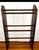Unique oak garment drying rack or blanket, quilt or towel rack sturdy, very nice condition mid 19th century.