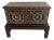 Antique Mother of Pearl Chest on Custom Stand For Sale