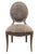 Contemporary Modern Restoration Hardware Fabric Upholstered Wooden Accent Chair For Sale In Detroit - Image 6 of 9
