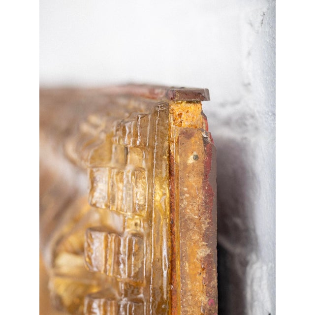 Mid 20th Century Large Mid Century Resin Framed Mirror For Sale - Image 5 of 10