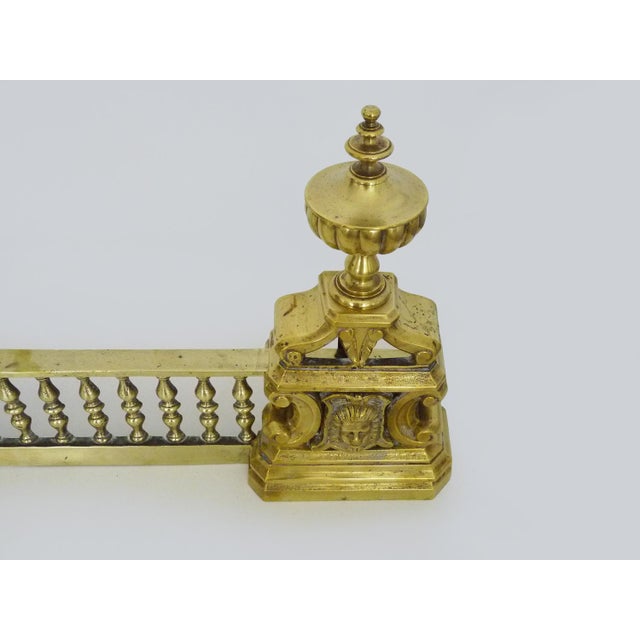 Fireplace Bar in Gilded Bronze, 1920s For Sale - Image 4 of 9