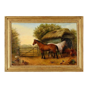 Equestrian Oil Painting Edwin Frederick Holt, Hammer Prices to $47,000