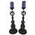 Metal Pair of Late 19th Century Chinese Cloisonné Enamel and Bronze Candlesticks - 16" For Sale - Image 7 of 16