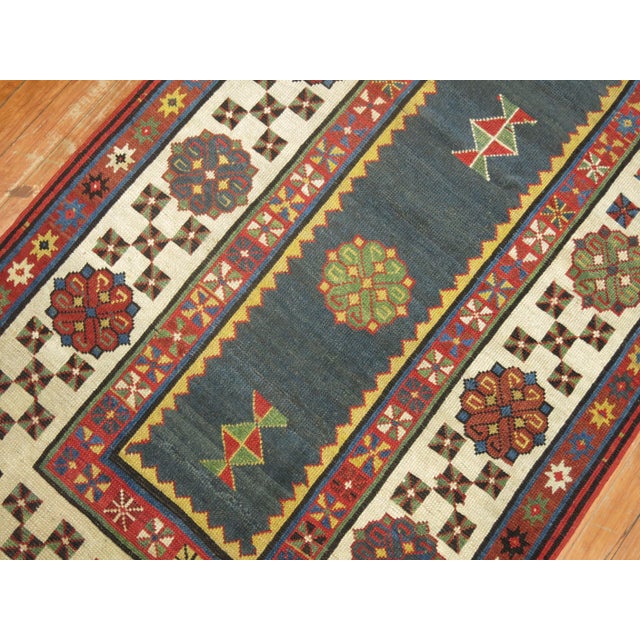 A late 19th-century Caucasian Tribal Talish Runner Measures: 3'1" x 6'.