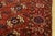 Textile 1870s Red Tribal Geometric Antique Russian Tekke Turkmen Carpet 7' X 10'6" Knotted Wool Rug For Sale - Image 7 of 12