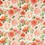 Harlequin Dahlia Fabric in Coral/Fig Leaf/Sky - a Sample For Sale