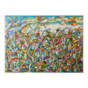 Tyka "I Want to See You Smiling" Oil Painting