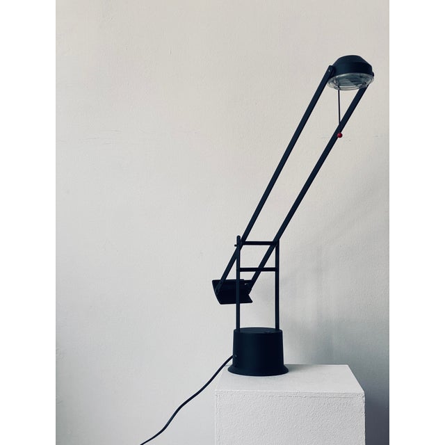 Black Vintage Halogen Desk Lamp, 1990s For Sale - Image 8 of 18