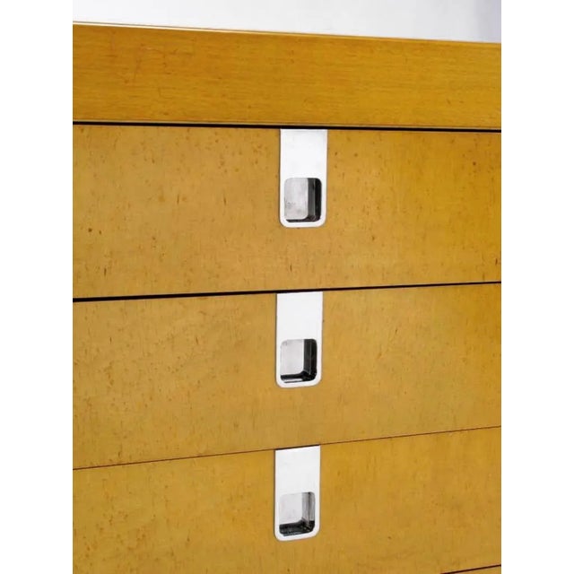 Brian Palmer for Baker Birdseye Maple Modular Three-Piece Cabinet For Sale In Chicago - Image 6 of 7