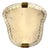 Murano Glass and Brass Wall Mirror by Barovier & Toso, 1940s For Sale
