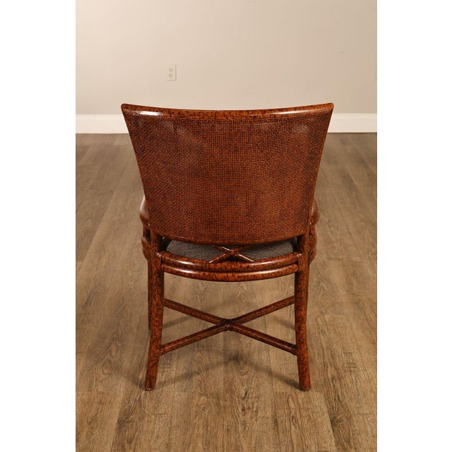 Ficks Reed Set of Four Woven Rattan Dining Chairs For Sale - Image 18 of 18