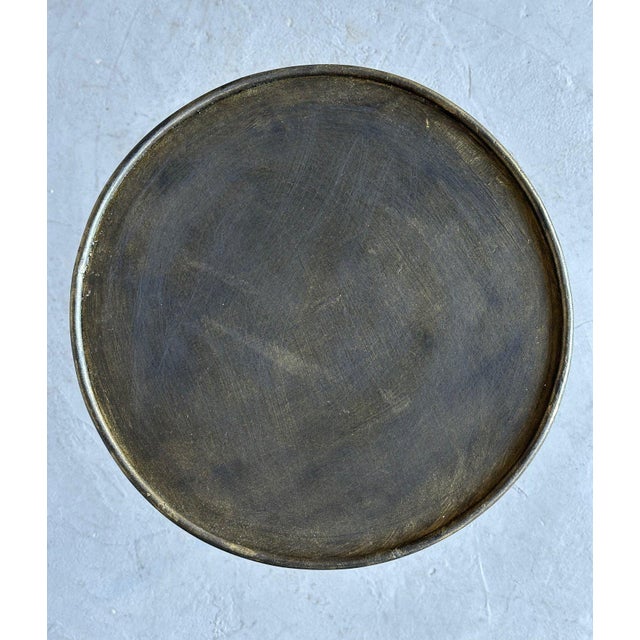 Spanish Gilt Iron Drinks Table on an Elevated Tripod Base For Sale - Image 12 of 12