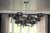 Donghia Renaldo 18-Arm Chandelier Grey Glass Globes Polished Chrome Finish For Sale - Image 10 of 11