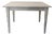 Wooden Dining Table in White Patina For Sale