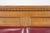 Mid 20th Century Reclaimed Mission 86.125 In. Golden Oak Red Vinyl Bench For Sale - Image 4 of 15