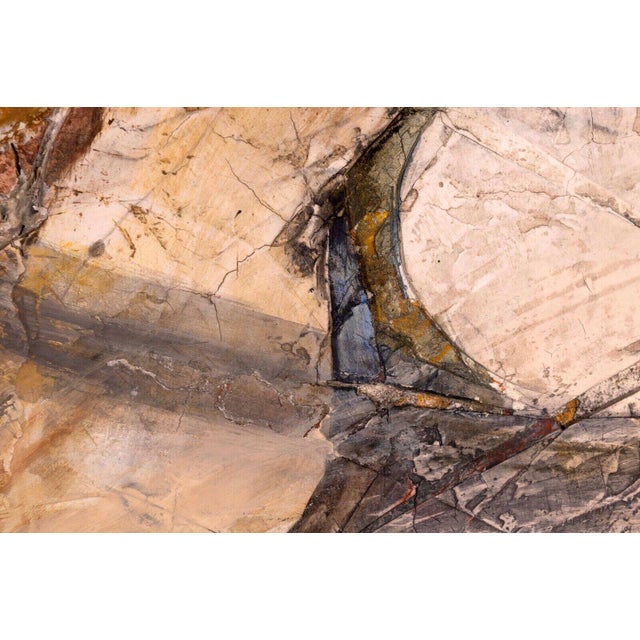 1960s Ljubo Biro Untitled Woman and Dolphin Modern Acrylic Painting on Masonite 1960s For Sale - Image 5 of 10