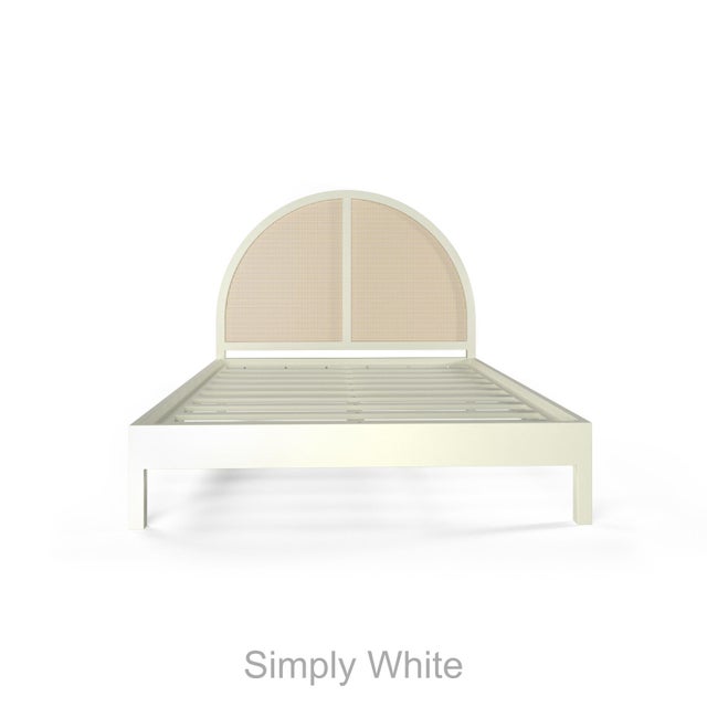 Eva Bed Queen Coral Dust Chairish