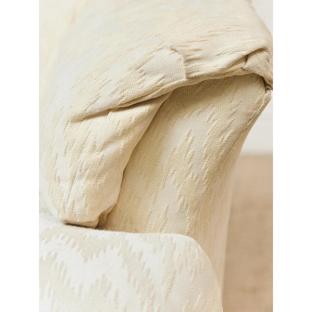 Mid 20th Century Palm Springs Style Rolled Arm Club Chair For Sale - Image 10 of 12