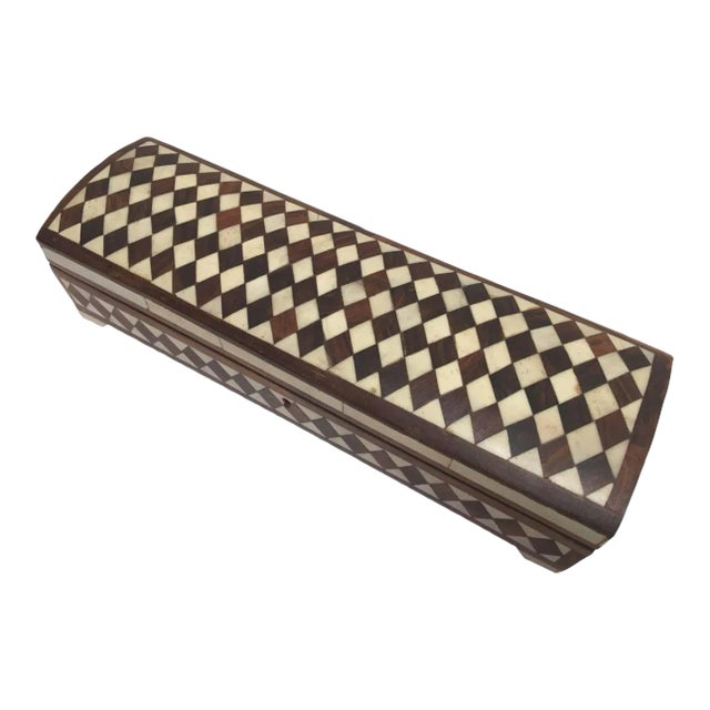 Anglo-Indian Rectangular Box Inlaid Vizagapatam For Sale