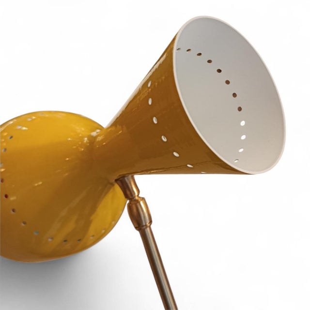 1970s Small Yellow Thunderball Lamp from Stilnovo, 1970s For Sale - Image 5 of 10